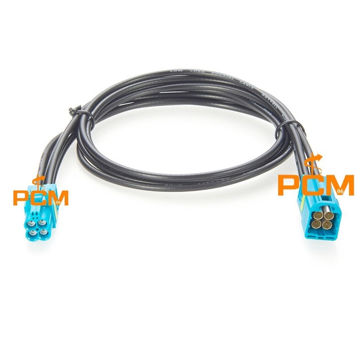 HFM High-Speed FAKRA Mini 4-In-1 Male To Female RF Coaxial Cable