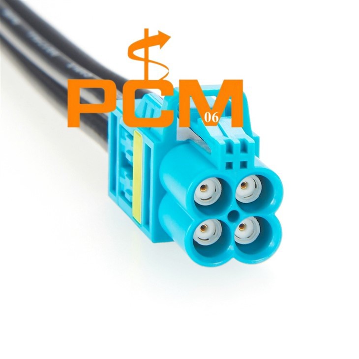 HFM High-Speed FAKRA Mini 4-In-1 Male To Female RF Coaxial Cable