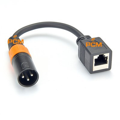 RJ45 til XLR 3 pinna tengisnúra